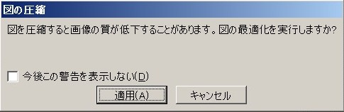 図の最適化を実行