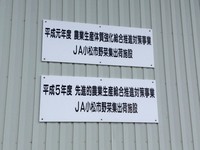 JA小松野菜集出荷場