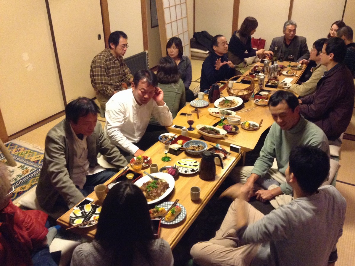 どもども会の懇親会はてんてんで