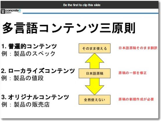 多言語コンテンツ三原則