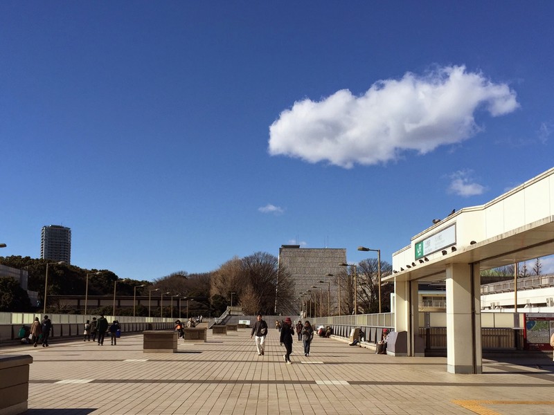 上野駅はいい天気だった