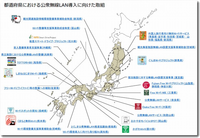 全国のwifiサービス