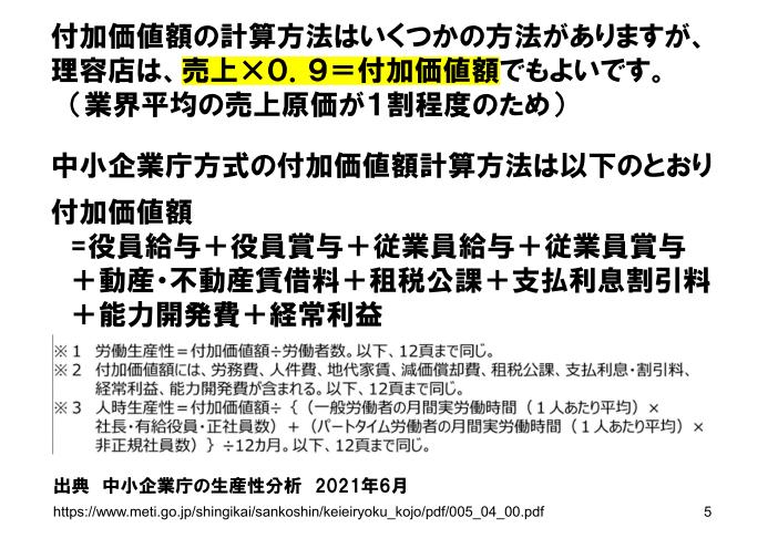 理容学会説明資料_人時生産性と顧客をストックする